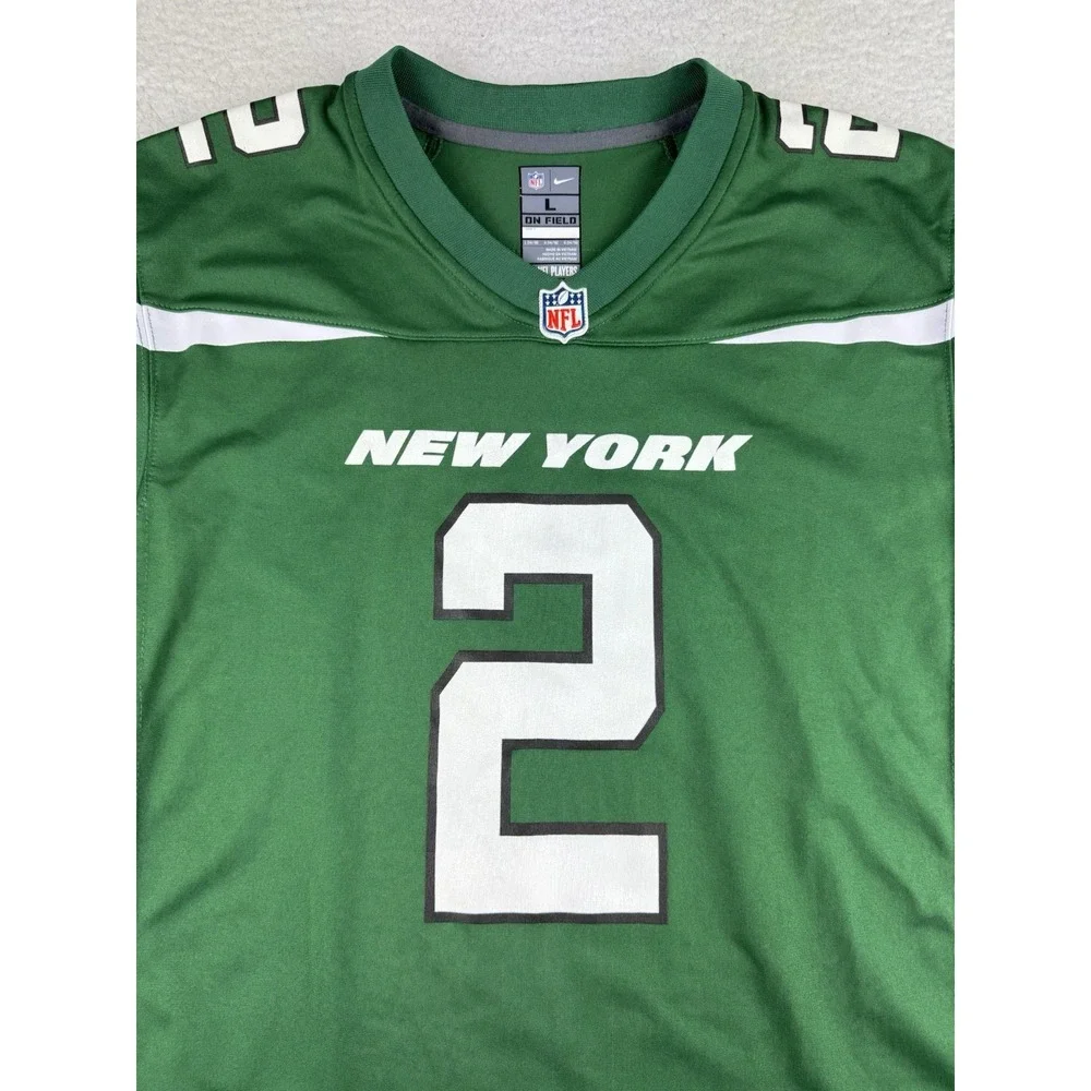 Zach Wilson New York Jets Youth Nike NFL Football Sports Jersey Boys Large